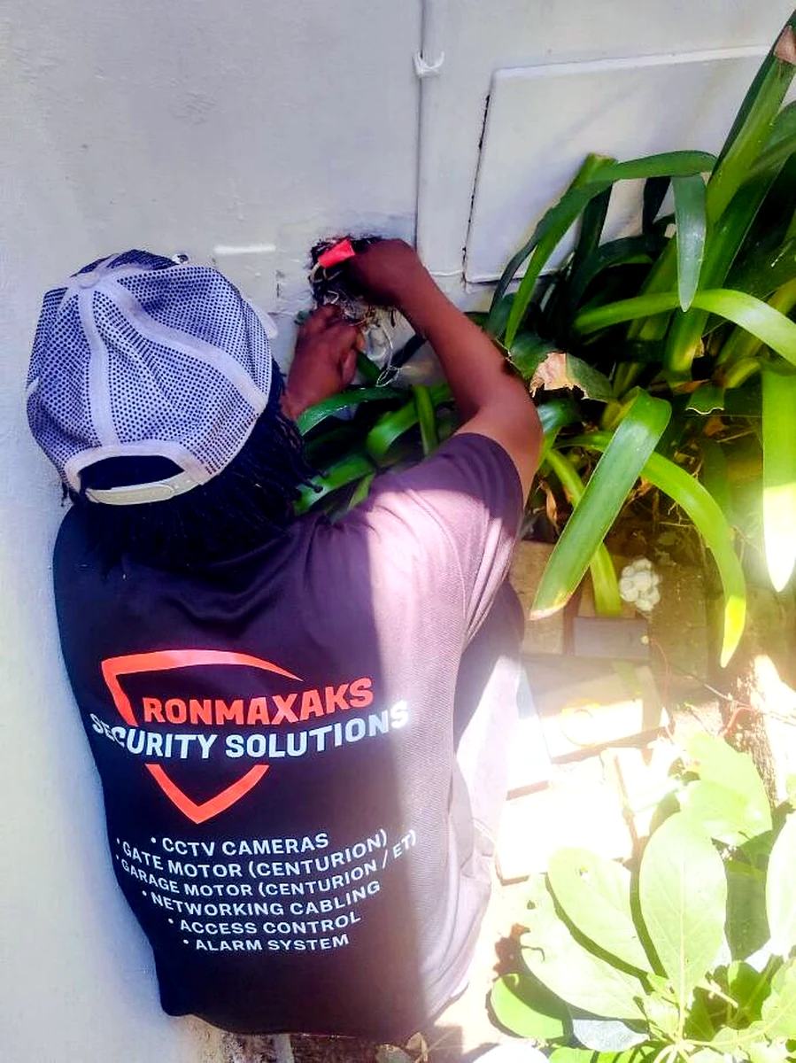 Technician working
